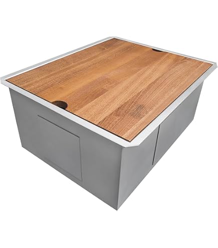 Ruvati 21 x 19 x 12 inch Undermount Deep Laundry Utility Sink